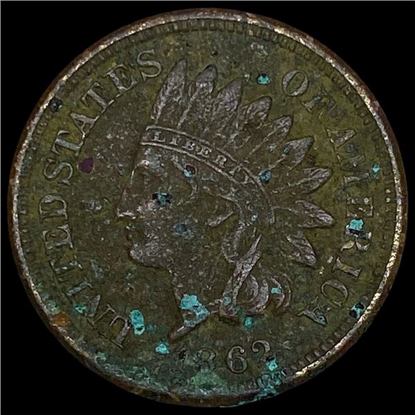 1862 Indian Head Cent NEARLY UNCIRCULATED