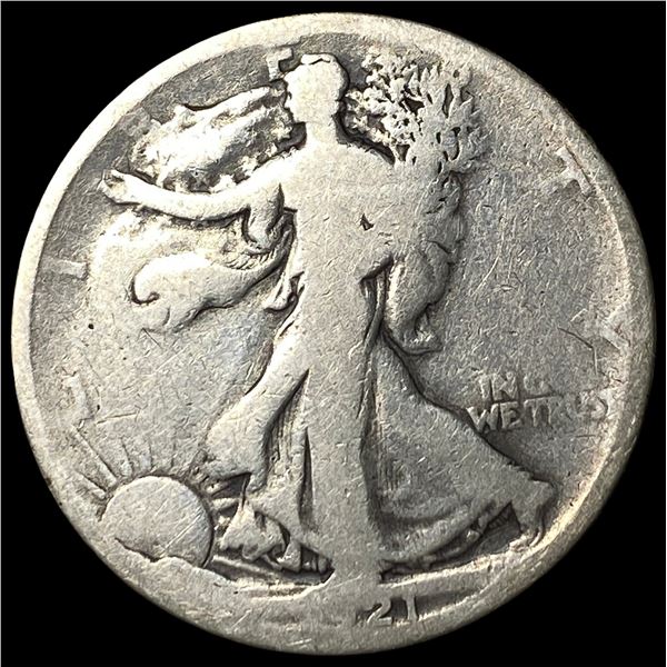 1921 Walking Liberty Half Dollar NICELY  CIRCULATED