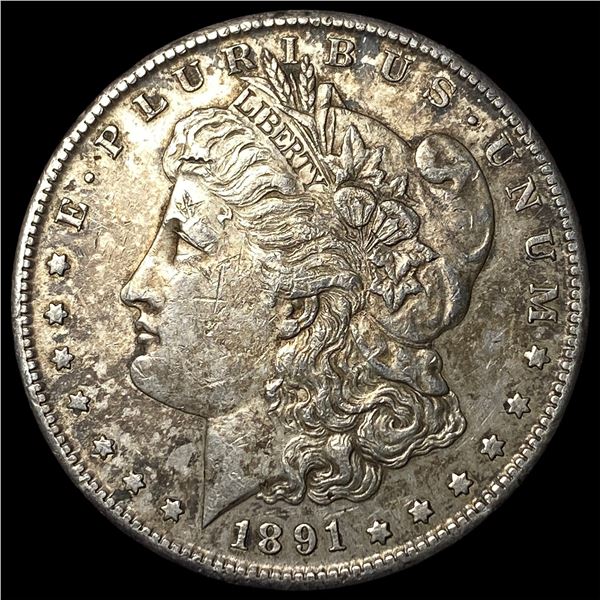 1891-S Silver Morgan Dollar CLOSELY  UNCIRCULATED
