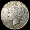 Image 1 : 1934-D Silver Peace Dollar NEARLY  UNCIRCULATED