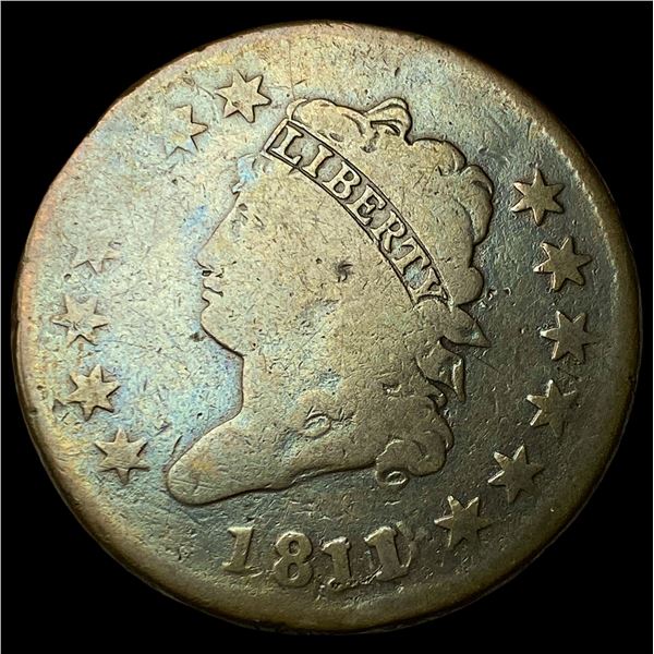 1811 Classic Head Large Cent NICELY  CIRCULATED