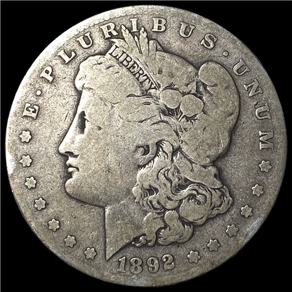 1892-S Silver Morgan Dollar LIGHTLY  CIRCULATED