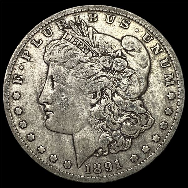 1891-O Silver Morgan Dollar NEARLY  UNCIRCULATED