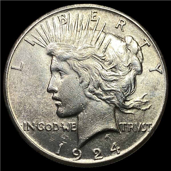 1924-S Silver Peace Dollar CLOSELY  UNCIRCULATED