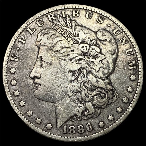 1886-O Silver Morgan Dollar NEARLY  UNCIRCULATED