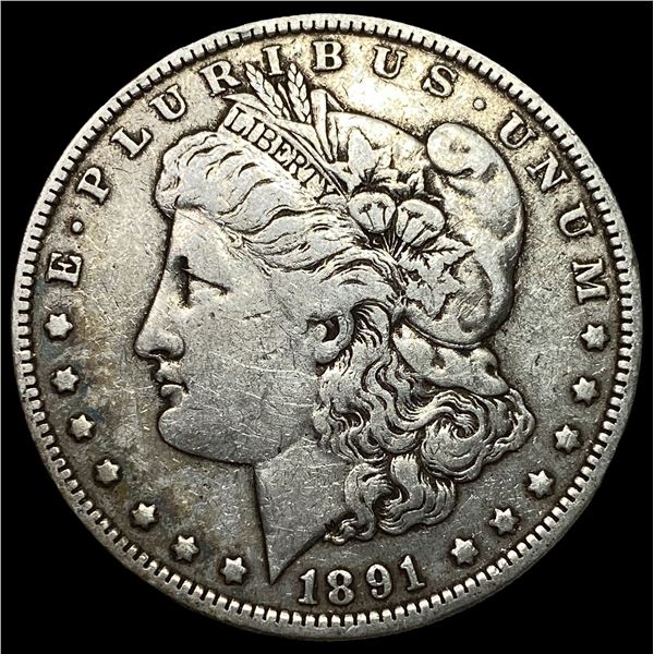 1891-O Silver Morgan Dollar NEARLY  UNCIRCULATED