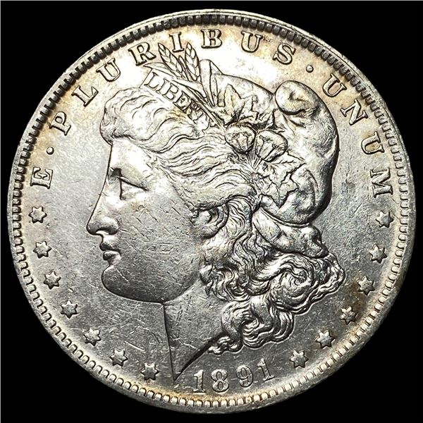 1891-O Silver Morgan Dollar CHOICE AU