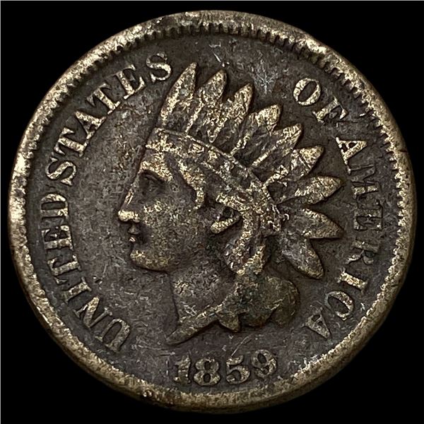 1859 Indian Head Cent NICELY CIRCULATED