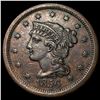 Image 1 : 1856 Braided Hair Large Cent CLOSELY  UNCIRCULATED
