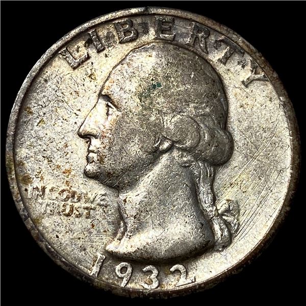 1932-S Silver Washington Quarter ABOUT  UNCIRCULATED