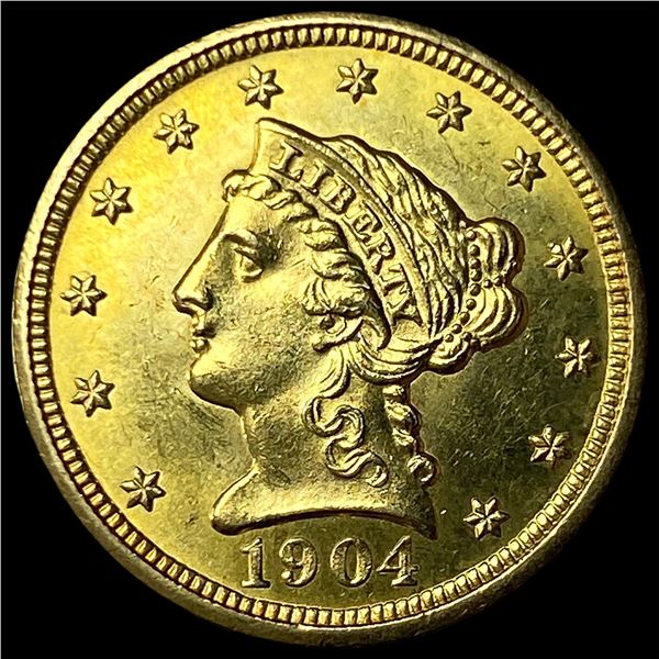 1904 Liberty Head Gold $2.5 Quarter Eagle  UNCIRCULATED