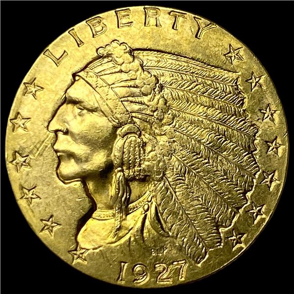 1927 Indian Head Gold $2.5 Quarter Eagle  UNCIRCULATED