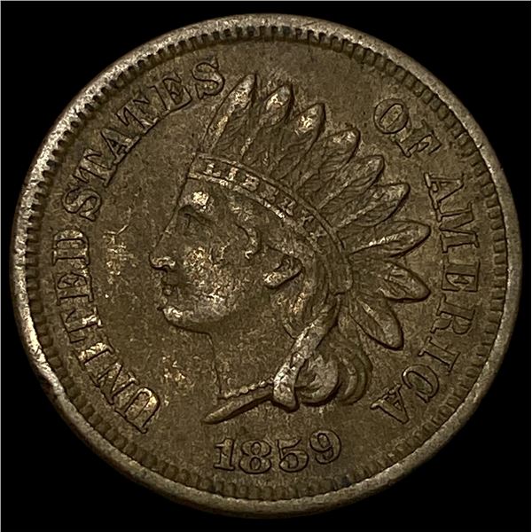 1859 Indian Head Cent NEARLY UNCIRCULATED