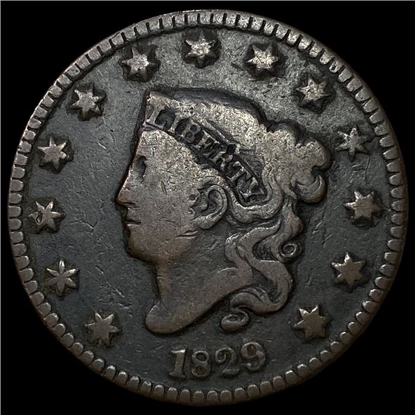 1829 Coronet Head Large Cent NICELY  CIRCULATED