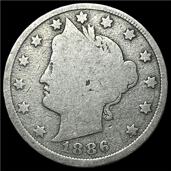 1886 Liberty Head Nickel NICELY CIRCULATED