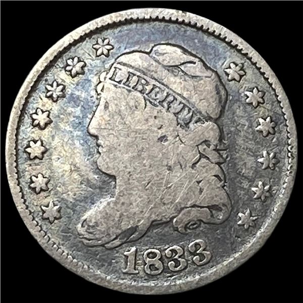 1833 Capped Bust Half Dime NICELY CIRCULATED