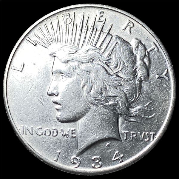 1934-S Silver Peace Dollar CLOSELY  UNCIRCULATED