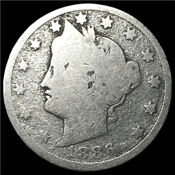 1886 Liberty Head Nickel NICELY CIRCULATED