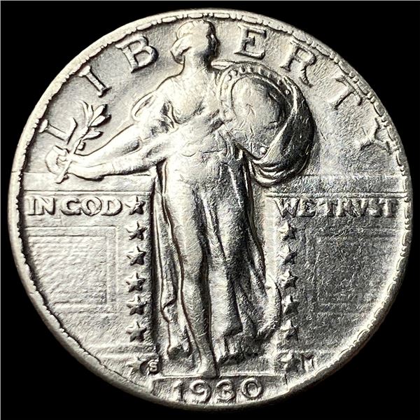1930-S Silver Standing Liberty Quarter  CLOSELY UNCIRCULATED