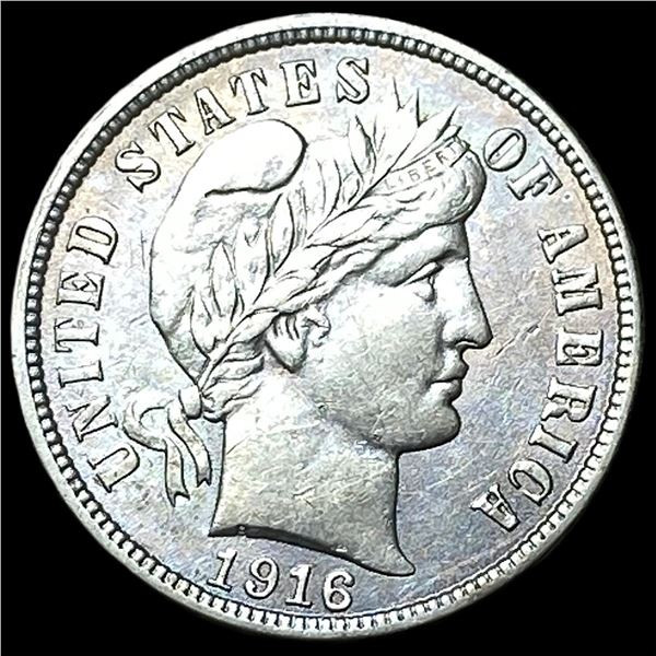 1916 Silver Barber Dime CLOSELY UNCIRCULATED