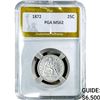 Image 1 : 1872 Seated Liberty Quarter PGA MS62