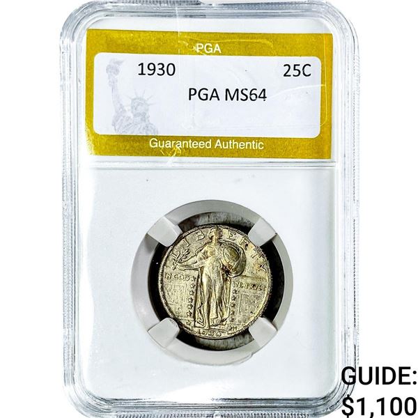 1930 Standing Liberty Quarter PGA MS64