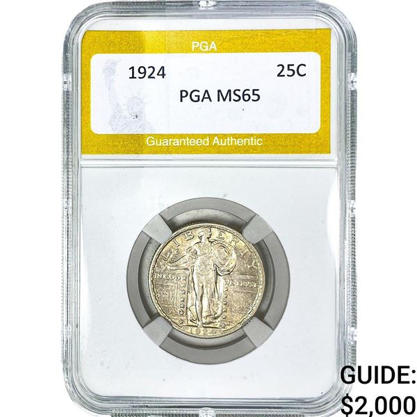1924 Standing Liberty Quarter PGA MS65