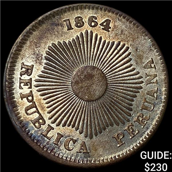 1864 Preu 1 Centavo