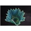 Image 5 : AQUA OPALINE GLASS BOWL & PLATE (2 PCS)