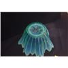 Image 6 : AQUA OPALINE GLASS BOWL & PLATE (2 PCS)