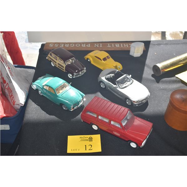 COLLECTION OF MODEL CARS (5 PCS)