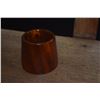 Image 5 : WOOD BOWLS & PLATE (3 PCS)