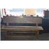 Image 1 : RUSTIC SOLID WOOD FARMHOUSE BENCH