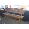 Image 2 : RUSTIC SOLID WOOD FARMHOUSE BENCH