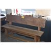 Image 3 : RUSTIC SOLID WOOD FARMHOUSE BENCH