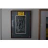 Image 1 : KOA FRAMED WOODBLOCK PRINT, "OHIA & FERNS"; SIGNED S. HASENYAGER 14/75 (14" X 19 1/2")