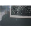 Image 5 : KOA FRAMED WOODBLOCK PRINT, "OHIA & FERNS"; SIGNED S. HASENYAGER 14/75 (14" X 19 1/2")