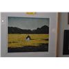 Image 2 : FRAMED APRIL GORNIK COLOR ETCHING, "SKY & MIRROR", 1998 (30" X 28")