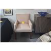 Image 1 : PAIR UPHOLSTERED ARM CHAIRS (PAIR)