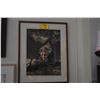 Image 1 : KOA FRAMED PRINT, "KAHANA"; SIGNED DODIE WARREN 6/20 (23" X 29")