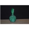 Image 4 : EMILE GALLE FRENCH CAMEO GLASS BANJO VASE, VINTAGE ART DECO GREEN MALACHITE PERFUME BOTTLE & PINK SA