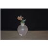 Image 6 : EMILE GALLE FRENCH CAMEO GLASS BANJO VASE, VINTAGE ART DECO GREEN MALACHITE PERFUME BOTTLE & PINK SA