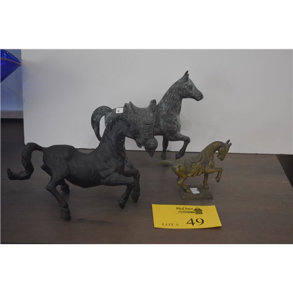 HORSE STATUARY (3 PCS)
