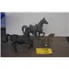 Image 1 : HORSE STATUARY (3 PCS)