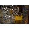 Image 1 : PAIR L.E. SMITH CLEAR GLASS REARING HORSE BOOKENDS (PAIR)