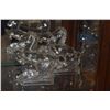 Image 2 : PAIR L.E. SMITH CLEAR GLASS REARING HORSE BOOKENDS (PAIR)