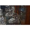 Image 3 : PAIR L.E. SMITH CLEAR GLASS REARING HORSE BOOKENDS (PAIR)