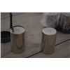 Image 12 : MICHAEL ARAM DOGWOOD COCKTAIL NAPKIN HOLDER, GOLD ORCHID WINE COASTER, BLACK ORCHID SALT & PEPPER'S 
