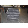 Image 4 : PAIR TOV FURNITURE AVERY ACCENT CHAIR W/GREY VELVET UPHOLSTERY W/SLEEK SILVER FRAME (33" X 29" (PAIR