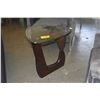Image 2 : GLASS TOP SIDE TABLE, ISAMU NOGUCHI STYLE (86" X 24")